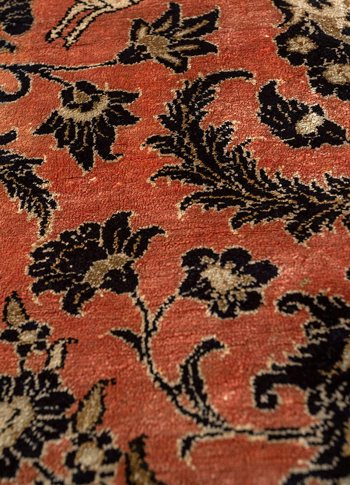 gulmarg green silk hand knotted Rug - CloseUp gulmarg green silk hand knotted Rug - CloseUp