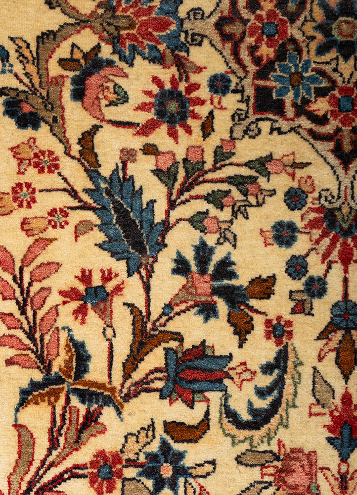 Aalam Gold Hand Knotted Wool Rugs-Pae-6431-Jaipur Rugs AE