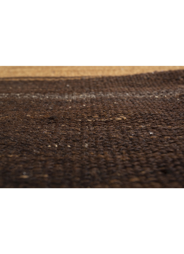 nayaab gold jute and hemp flat weaves Rug - CloseUp