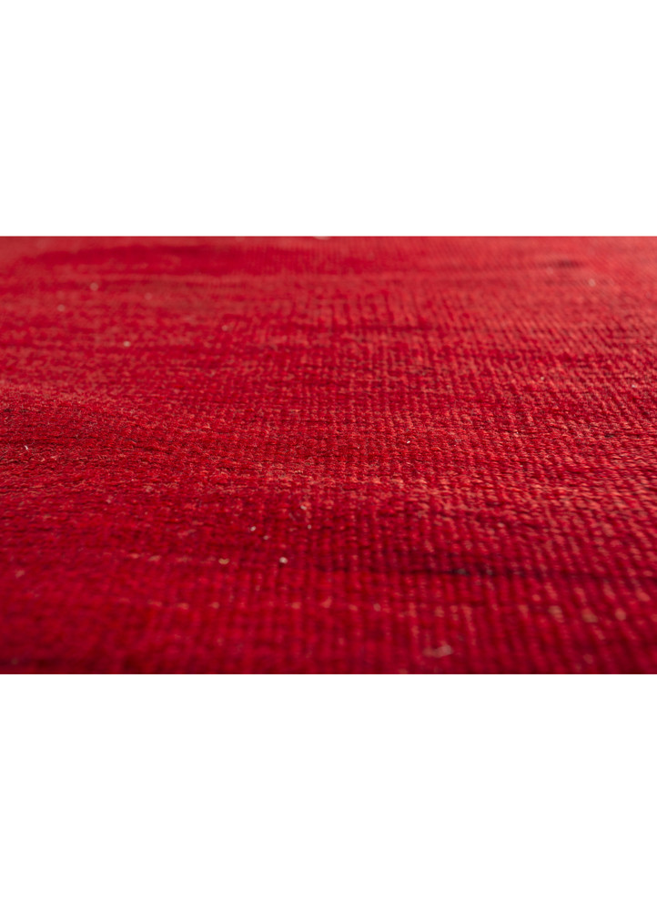 nuray pink and purple wool hand knotted Rug - CloseUp