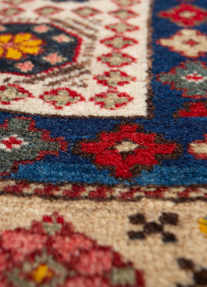 nuray ivory wool hand knotted Rug - CloseUp nuray ivory wool hand knotted Rug - CloseUp