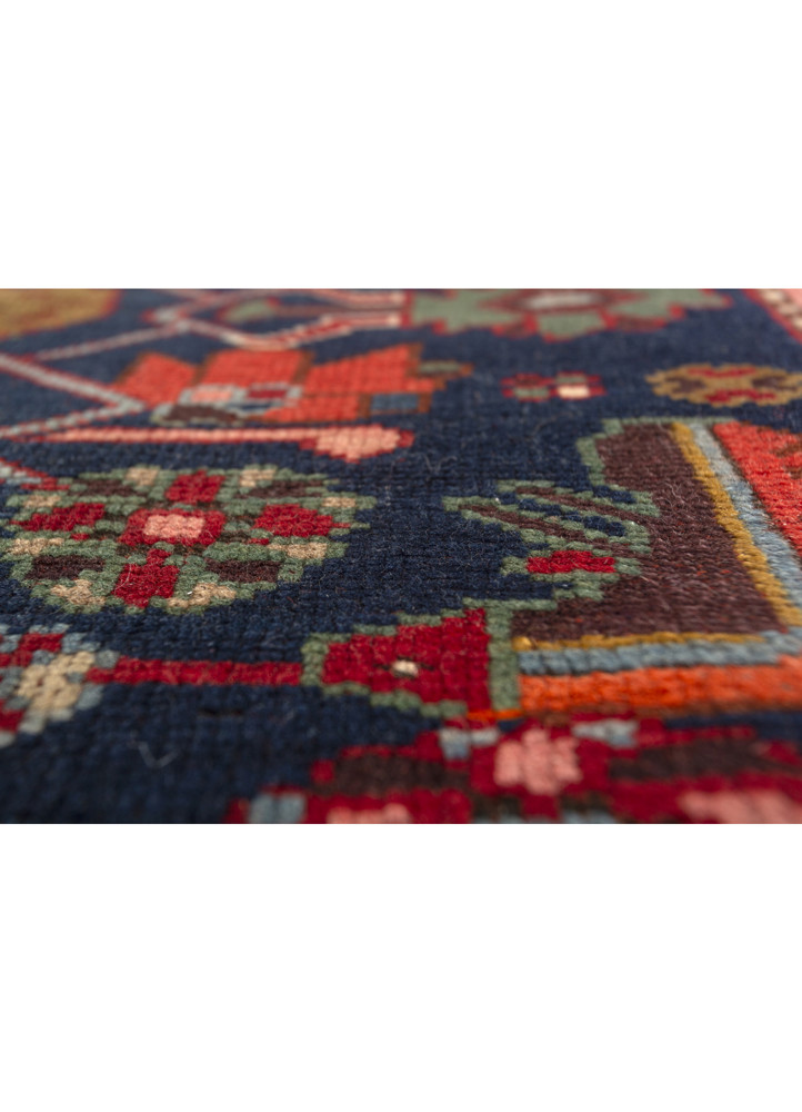 nuray blue wool hand knotted Rug - CloseUp nuray blue wool hand knotted Rug - CloseUp