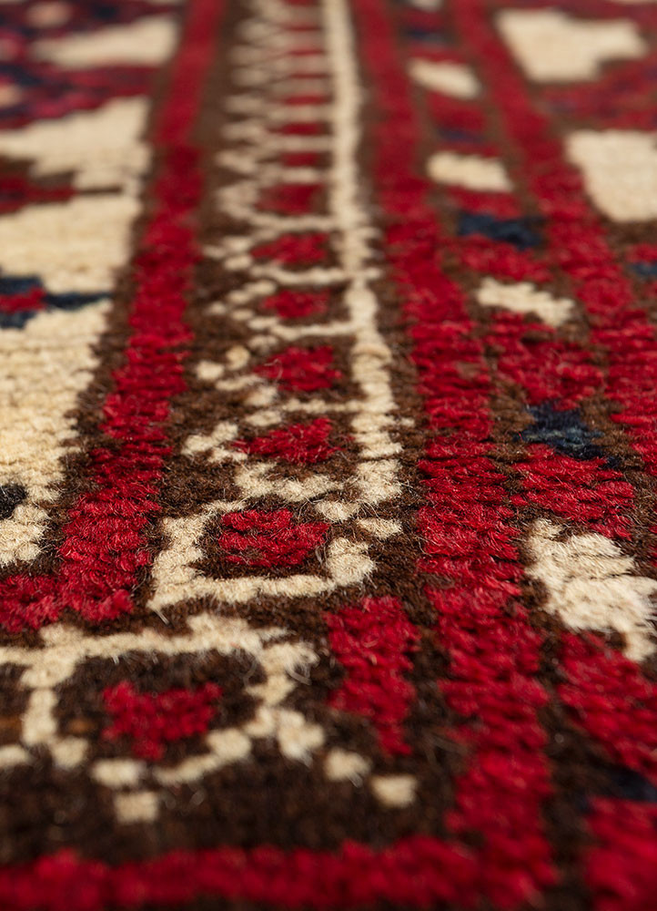 kiaan ivory wool hand knotted Rug - CloseUp kiaan ivory wool hand knotted Rug - CloseUp
