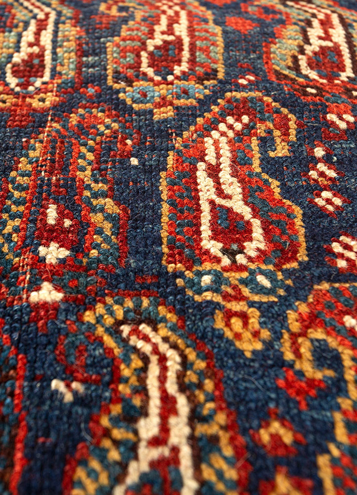 aalam beige and brown wool flat weaves Rug - CloseUp aalam beige and brown wool flat weaves Rug - CloseUp