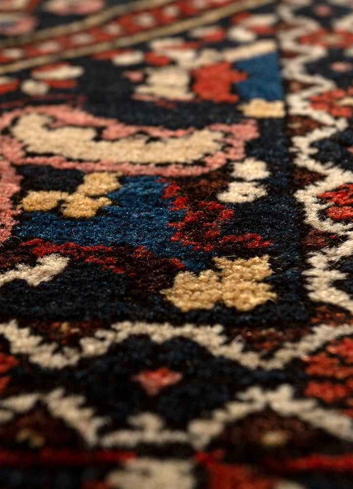 kiaan red and orange wool hand knotted Rug - CloseUp kiaan red and orange wool hand knotted Rug - CloseUp