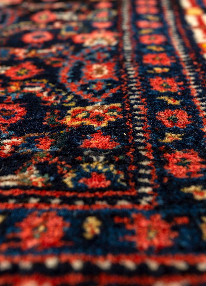 aalam pink and purple wool hand knotted Rug - CloseUp aalam pink and purple wool hand knotted Rug - CloseUp