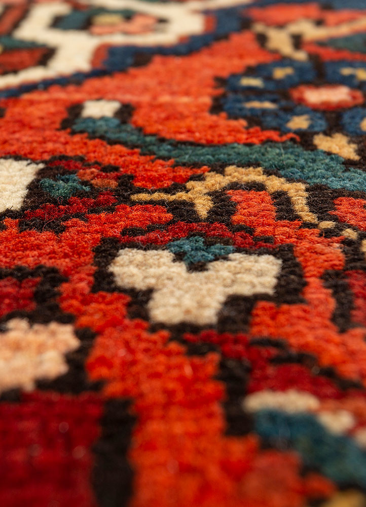 aalam ivory wool hand knotted Rug - CloseUp aalam ivory wool hand knotted Rug - CloseUp