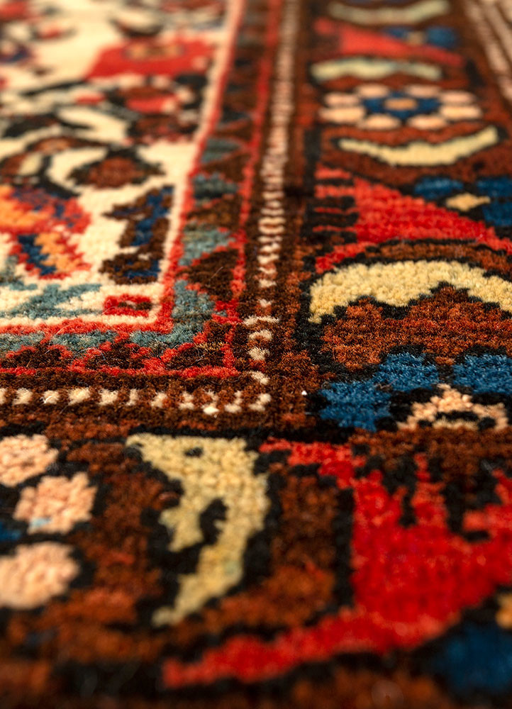 aalam ivory wool hand knotted Rug - CloseUp aalam ivory wool hand knotted Rug - CloseUp