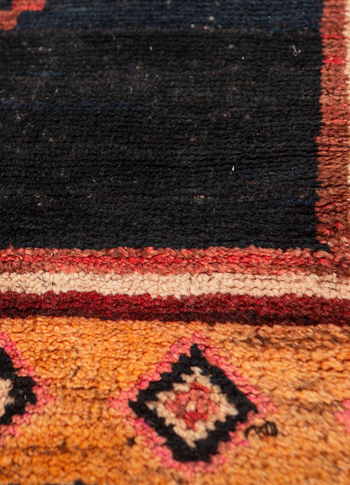 nuray blue wool hand knotted Rug - CloseUp nuray blue wool hand knotted Rug - CloseUp