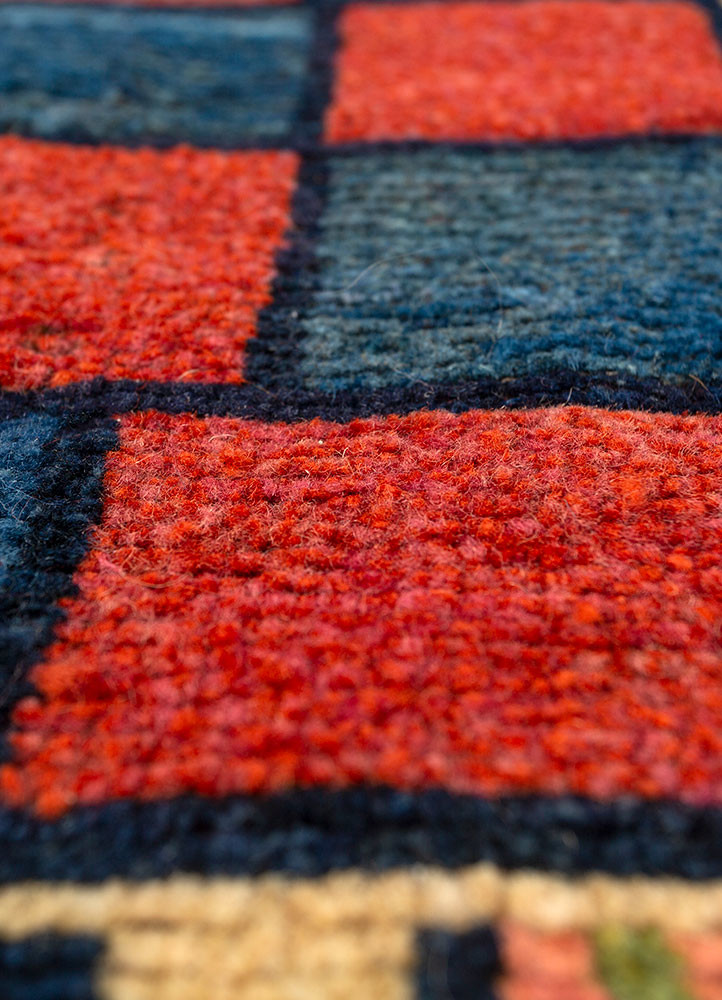 nuray pink and purple wool hand knotted Rug - CloseUp nuray pink and purple wool hand knotted Rug - CloseUp
