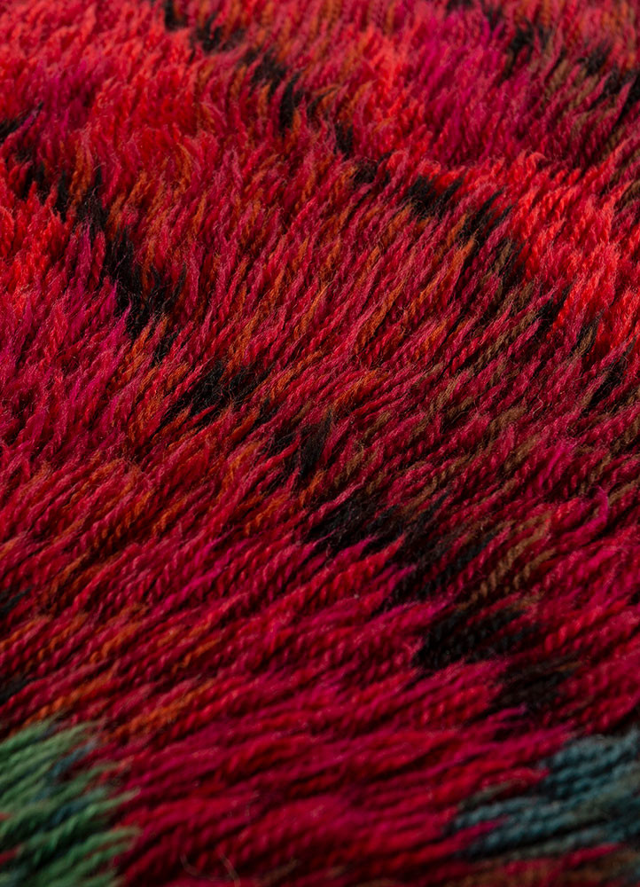 zuri pink and purple wool hand knotted Rug - CloseUp zuri pink and purple wool hand knotted Rug - CloseUp