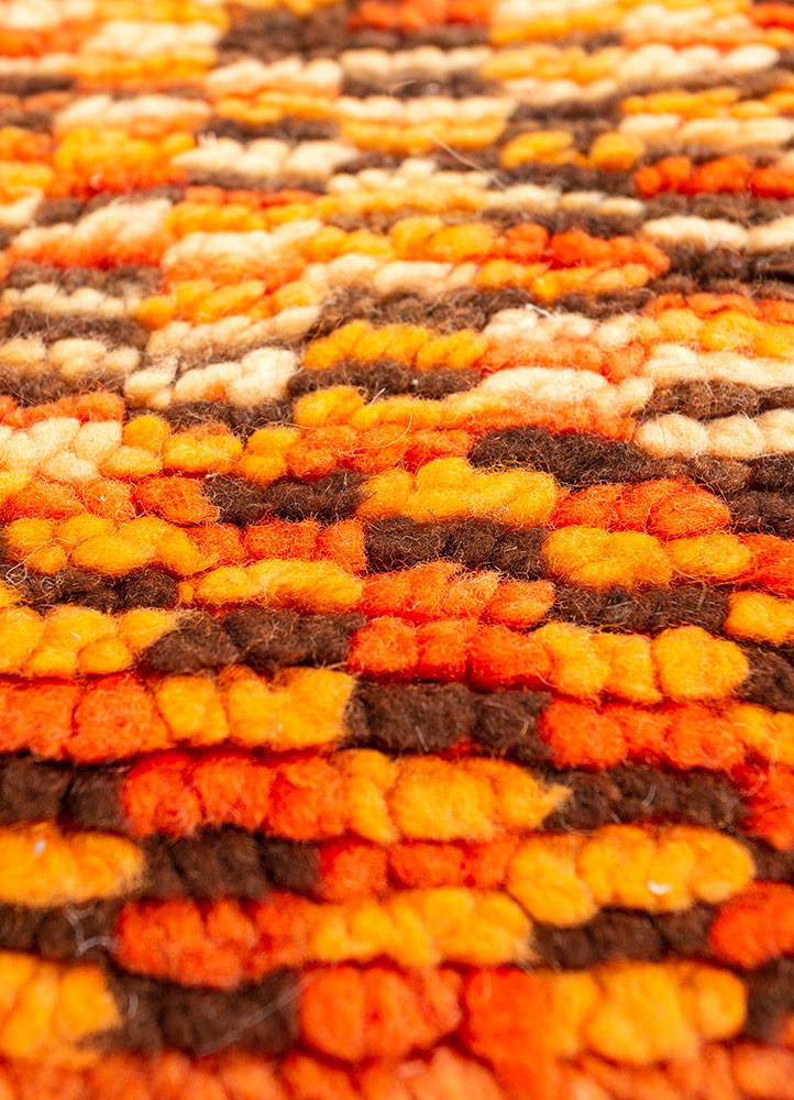 zuri beige and brown wool hand knotted Rug - CloseUp zuri beige and brown wool hand knotted Rug - CloseUp