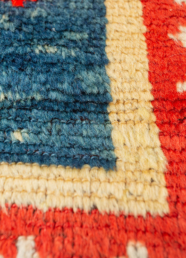 nuray pink and purple wool hand knotted Rug - CloseUp nuray pink and purple wool hand knotted Rug - CloseUp