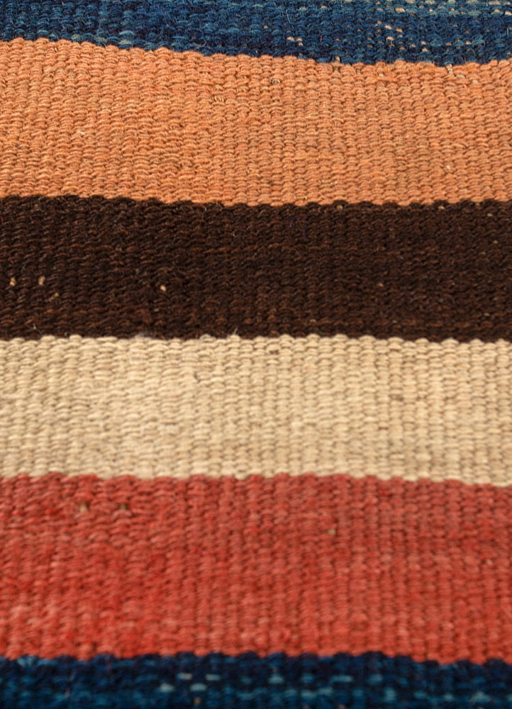 nayaab blue wool flat weaves Rug - CloseUp nayaab blue wool flat weaves Rug - CloseUp