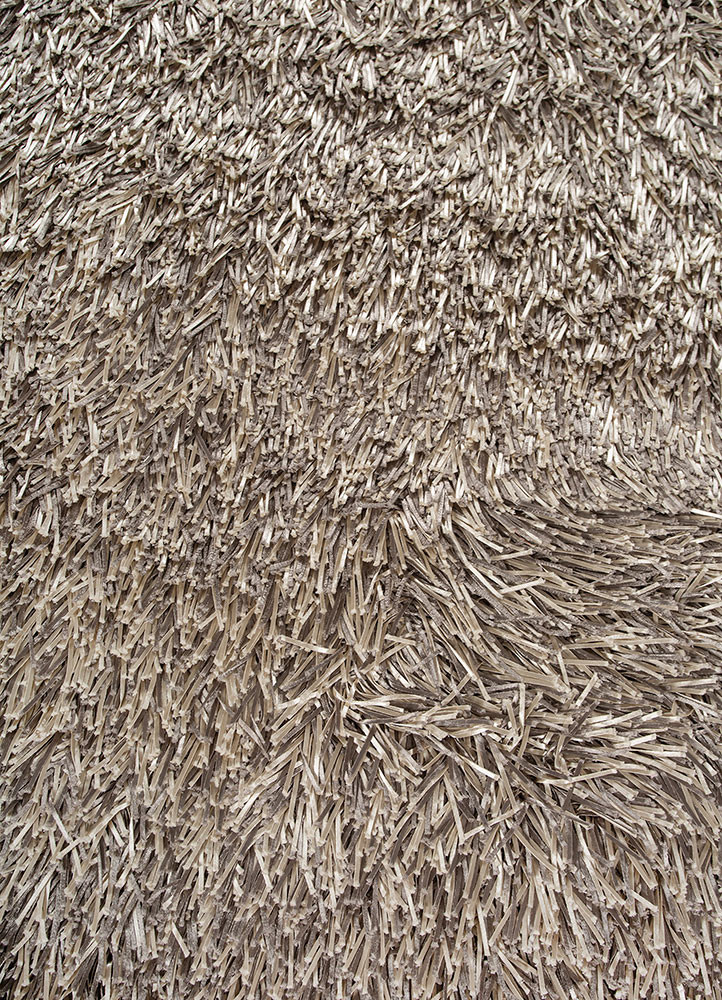 basis grey and black polyester hand loom Rug - CloseUp basis grey and black polyester hand loom Rug - CloseUp