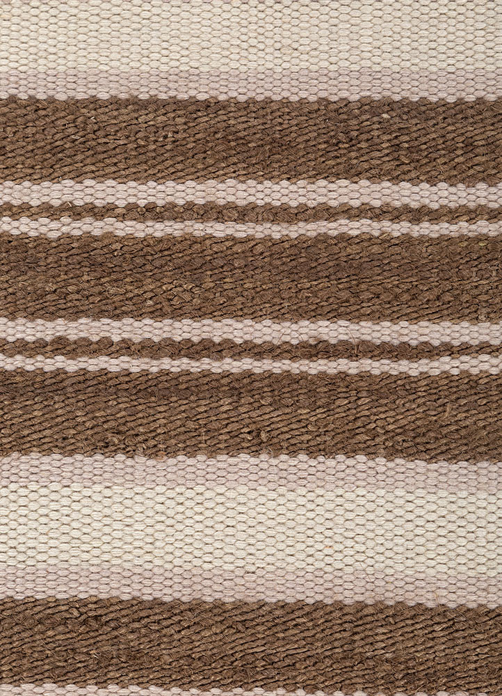 nomadic threads beige and brown jute and hemp flat weaves Rug - CloseUp nomadic threads beige and brown jute and hemp flat weaves Rug - CloseUp