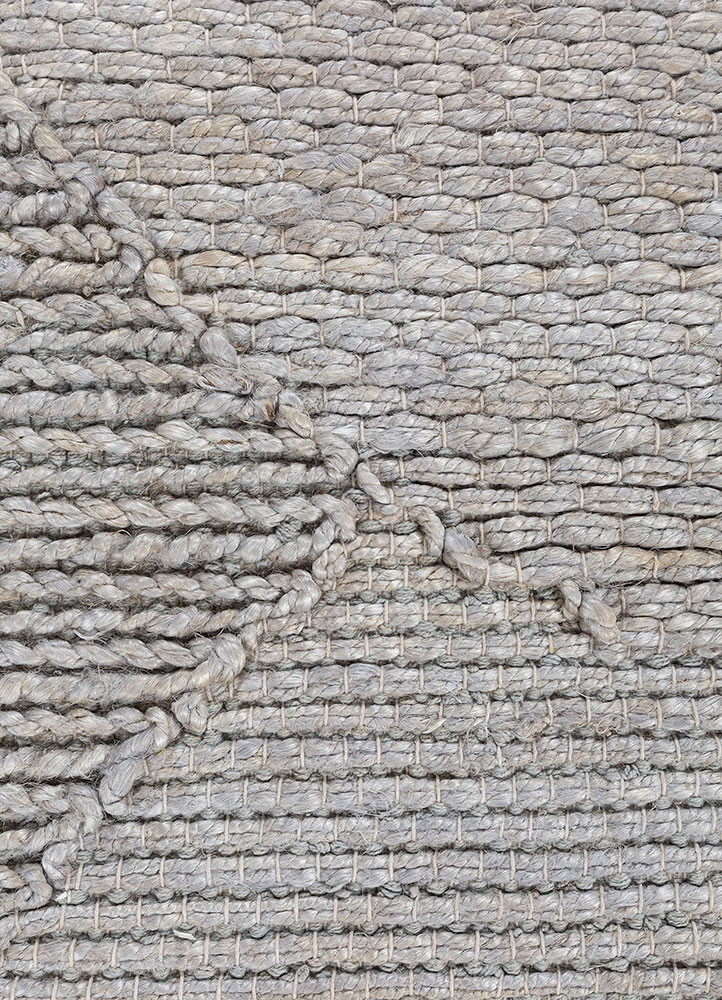 nomadic threads grey and black jute and hemp flat weaves Rug - CloseUp nomadic threads grey and black jute and hemp flat weaves Rug - CloseUp