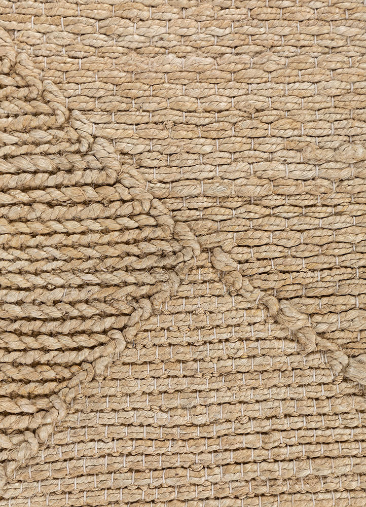 nomadic threads gold jute and hemp flat weaves Rug - CloseUp nomadic threads gold jute and hemp flat weaves Rug - CloseUp