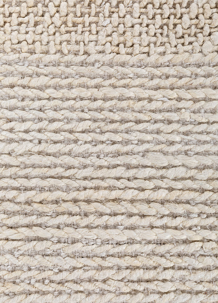 nomadic threads ivory jute and hemp flat weaves Rug - CloseUp nomadic threads ivory jute and hemp flat weaves Rug - CloseUp