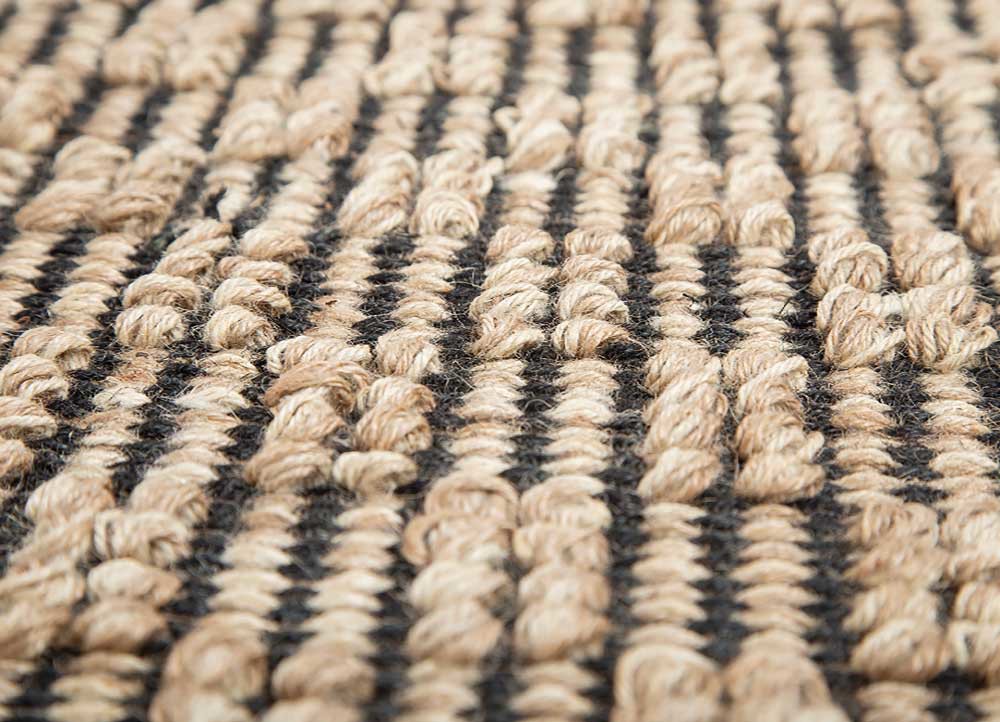 nomadic threads beige and brown jute and hemp flat weaves Rug - CloseUp nomadic threads beige and brown jute and hemp flat weaves Rug - CloseUp