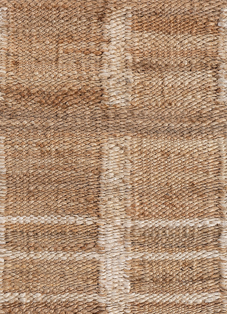 nomadic threads beige and brown jute and hemp flat weaves Rug - CloseUp nomadic threads beige and brown jute and hemp flat weaves Rug - CloseUp