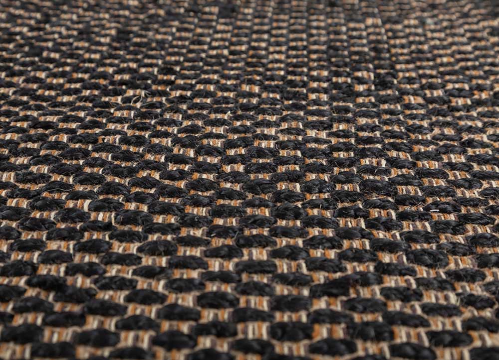 nomadic threads beige and brown jute and hemp flat weaves Rug - CloseUp nomadic threads beige and brown jute and hemp flat weaves Rug - CloseUp