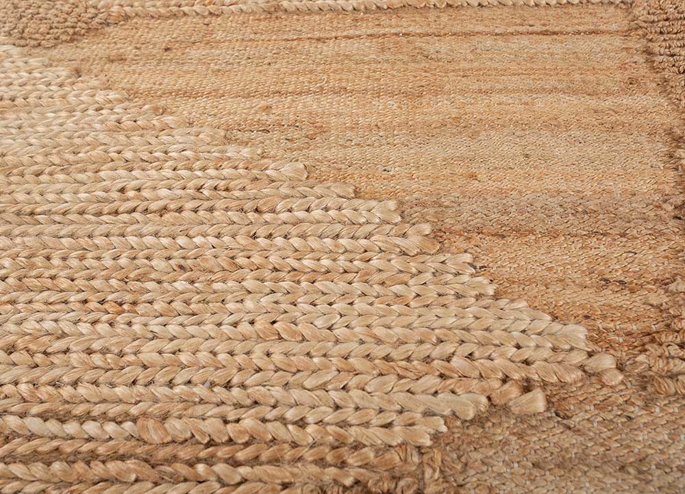 aprezo beige and brown jute and hemp flat weaves Rug - CloseUp aprezo beige and brown jute and hemp flat weaves Rug - CloseUp