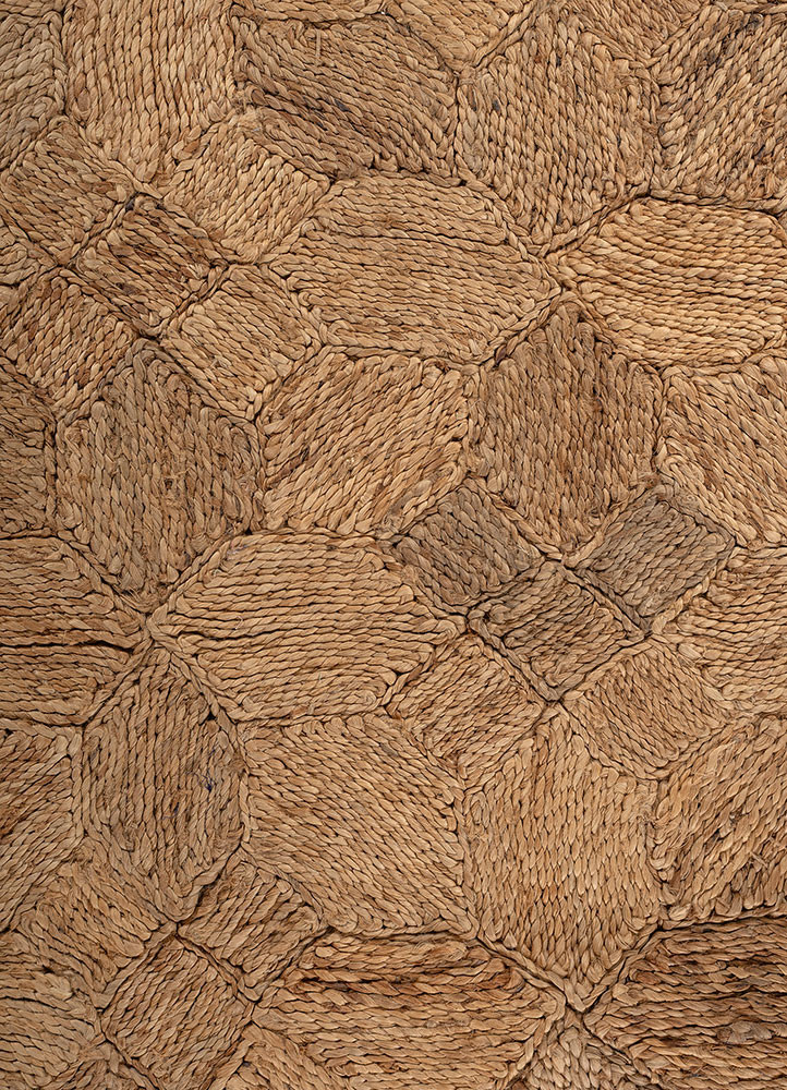 nomadic threads beige and brown jute and hemp flat weaves Rug - CloseUp nomadic threads beige and brown jute and hemp flat weaves Rug - CloseUp
