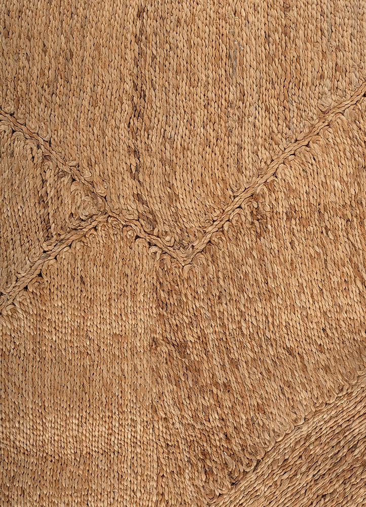 nomadic threads beige and brown jute and hemp flat weaves Rug - CloseUp