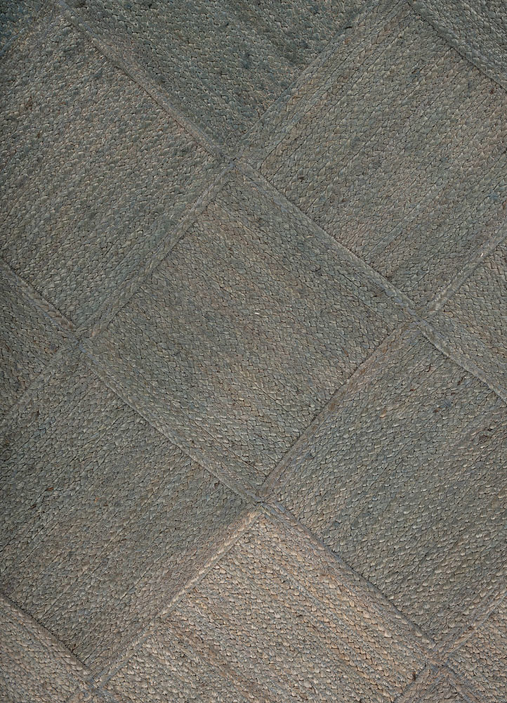 nomadic threads blue jute and hemp flat weaves Rug - CloseUp nomadic threads blue jute and hemp flat weaves Rug - CloseUp