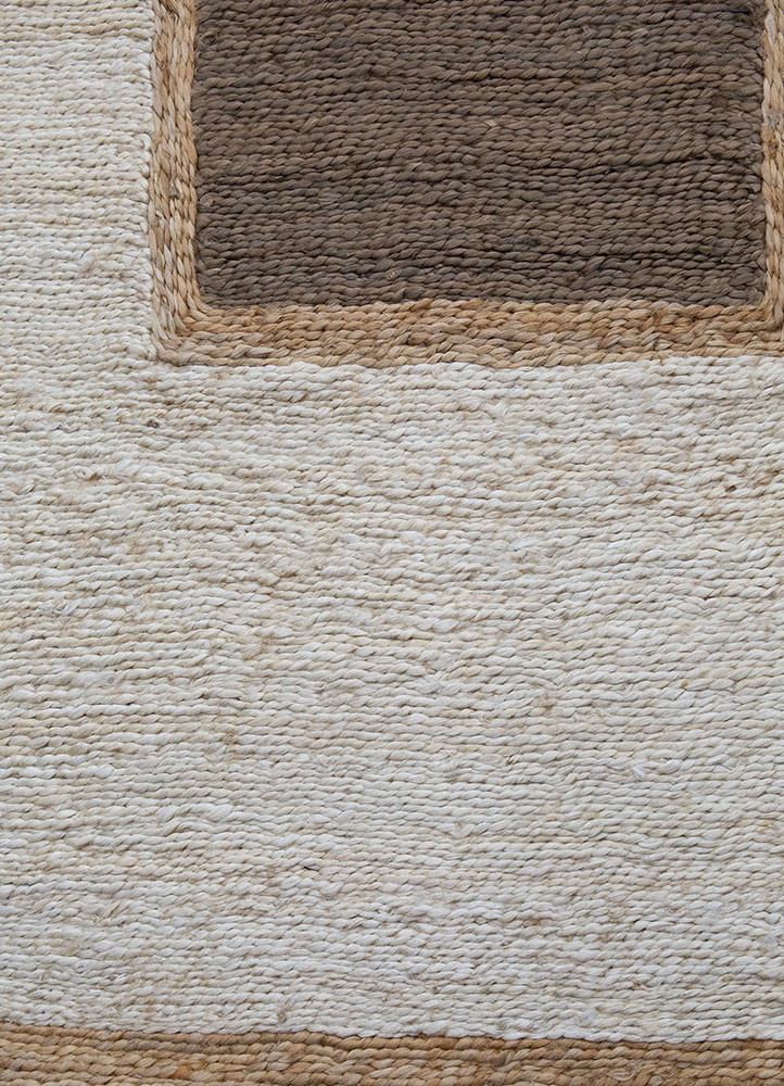 nomadic threads ivory jute and hemp flat weaves Rug - CloseUp nomadic threads ivory jute and hemp flat weaves Rug - CloseUp