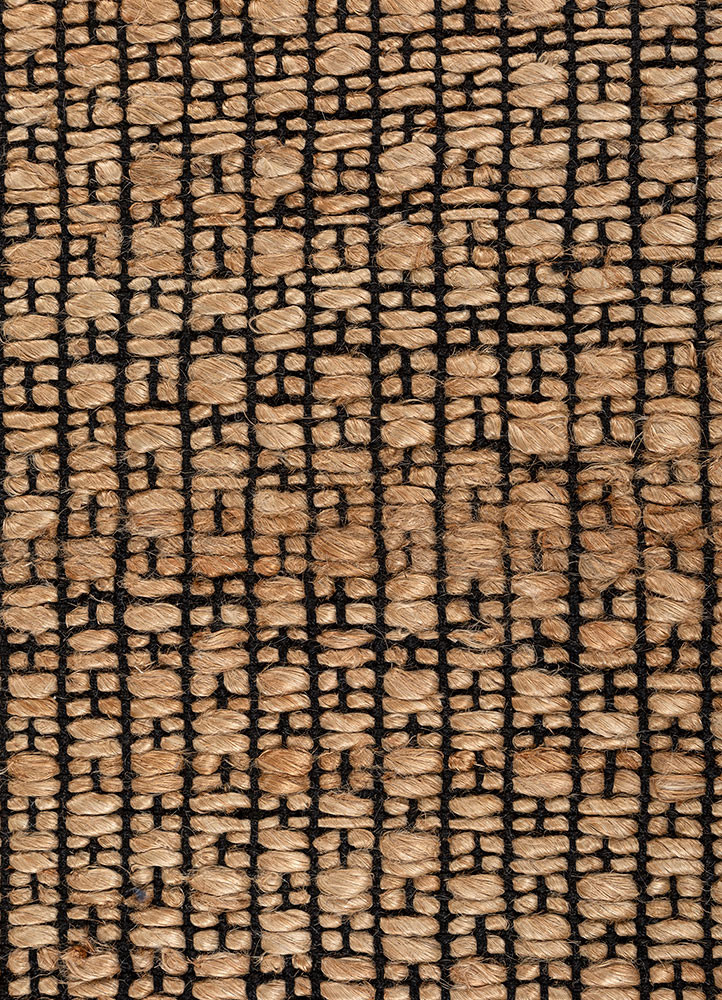nomadic threads beige and brown jute and hemp flat weaves Rug - CloseUp nomadic threads beige and brown jute and hemp flat weaves Rug - CloseUp
