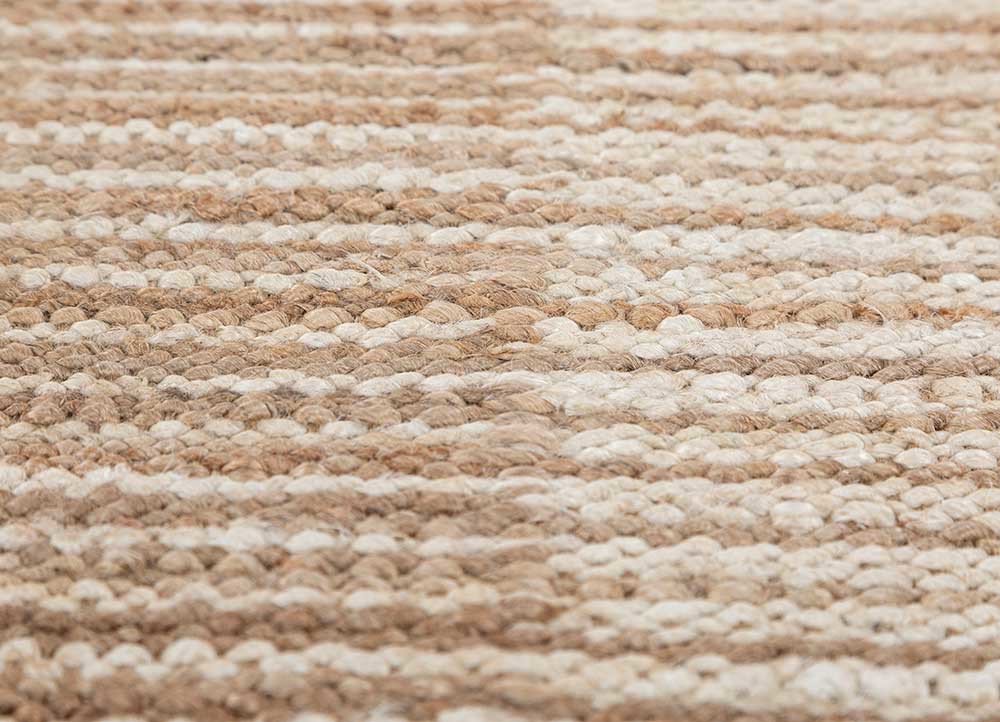 nomadic threads beige and brown jute and hemp flat weaves Rug - CloseUp nomadic threads beige and brown jute and hemp flat weaves Rug - CloseUp