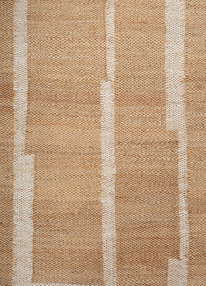 nomadic threads beige and brown jute and hemp flat weaves Rug - CloseUp