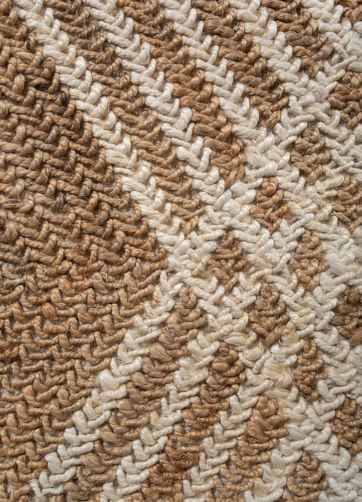 nomadic threads beige and brown jute and hemp flat weaves Rug - CloseUp nomadic threads beige and brown jute and hemp flat weaves Rug - CloseUp