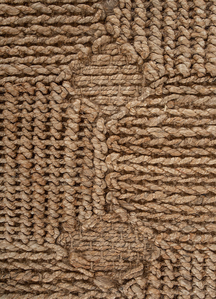 nomadic threads beige and brown jute and hemp flat weaves Rug - CloseUp nomadic threads beige and brown jute and hemp flat weaves Rug - CloseUp