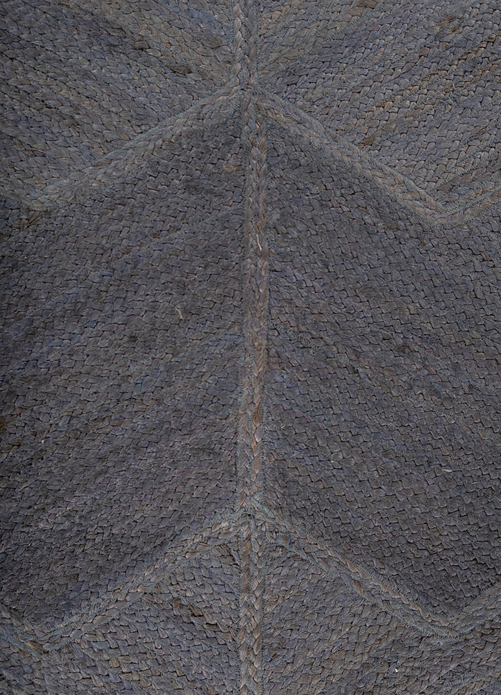 nomadic threads blue jute and hemp flat weaves Rug - CloseUp nomadic threads blue jute and hemp flat weaves Rug - CloseUp