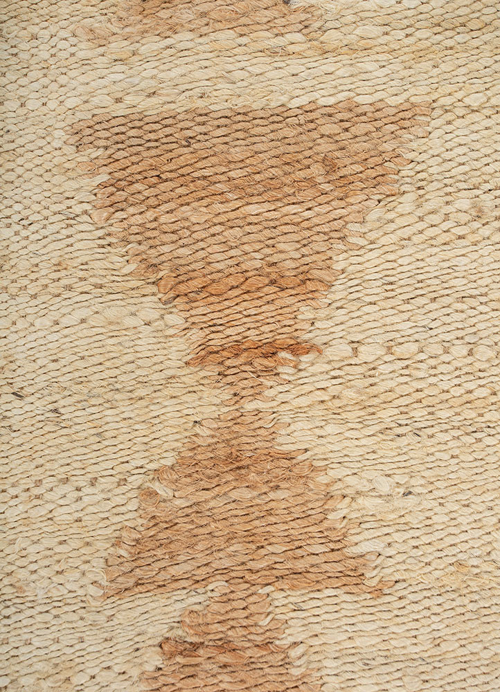 nomadic threads beige and brown jute and hemp flat weaves Rug - CloseUp