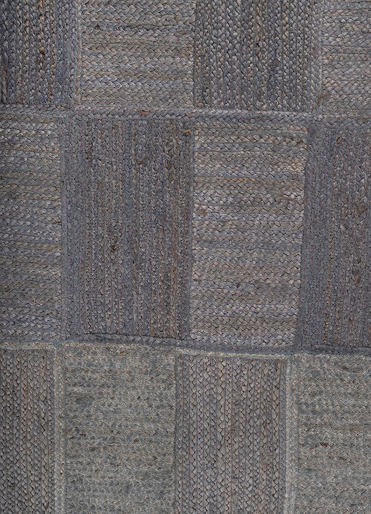 nomadic threads blue jute and hemp flat weaves Rug - CloseUp