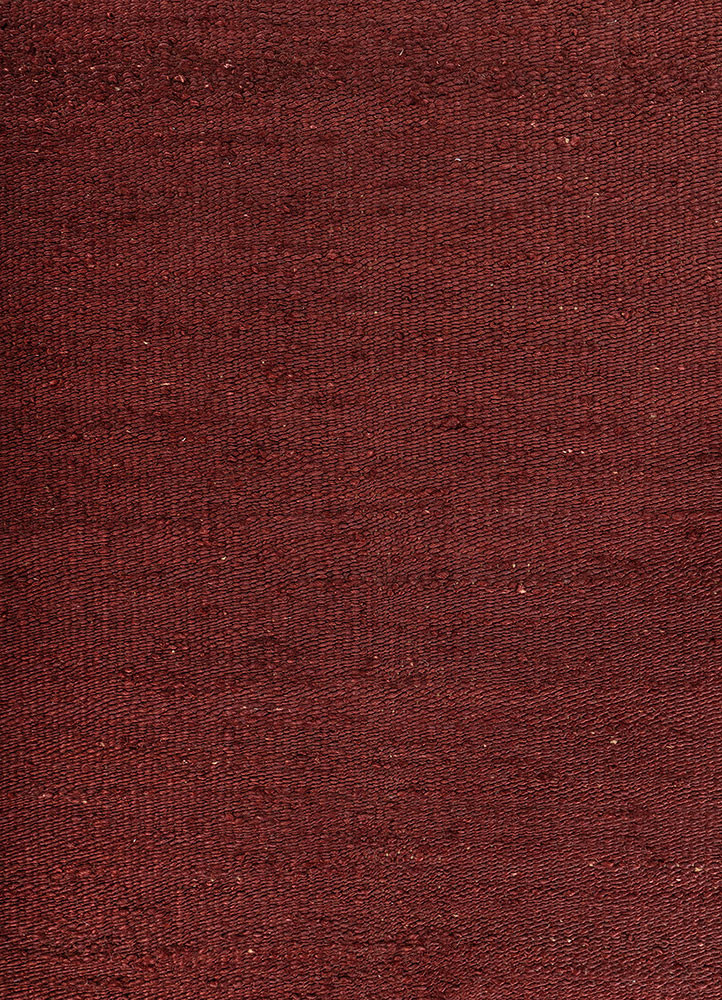 nomadic threads red and orange jute and hemp flat weaves Rug - CloseUp nomadic threads red and orange jute and hemp flat weaves Rug - CloseUp