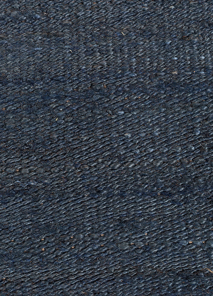 nomadic threads blue jute and hemp flat weaves Rug - CloseUp