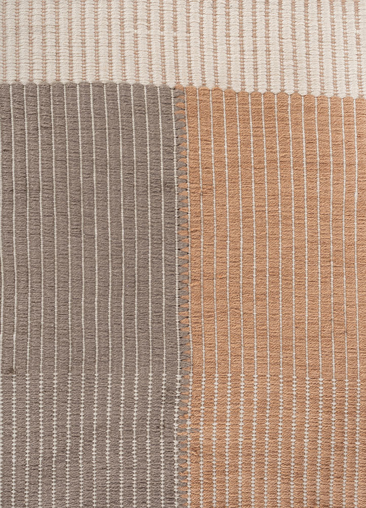 aprezo ivory polyester flat weaves Rug - CloseUp aprezo ivory polyester flat weaves Rug - CloseUp