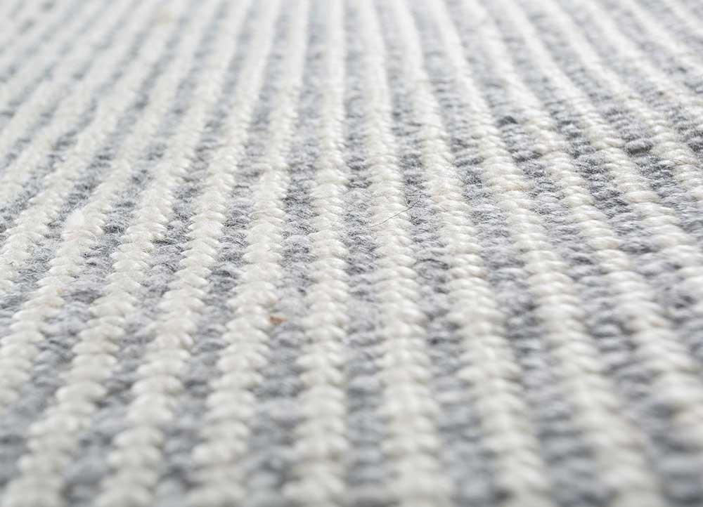 al fresco grey and black polyester flat weaves Rug - CloseUp