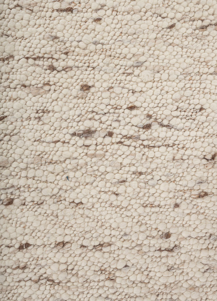 abrash ivory wool flat weaves Rug - CloseUp abrash ivory wool flat weaves Rug - CloseUp