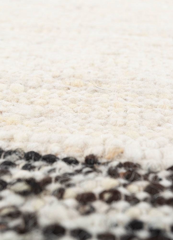 abrash ivory wool flat weaves Rug - CloseUp abrash ivory wool flat weaves Rug - CloseUp