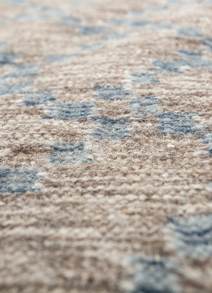 indusbar grey and black wool flat weaves Rug - CloseUp indusbar grey and black wool flat weaves Rug - CloseUp