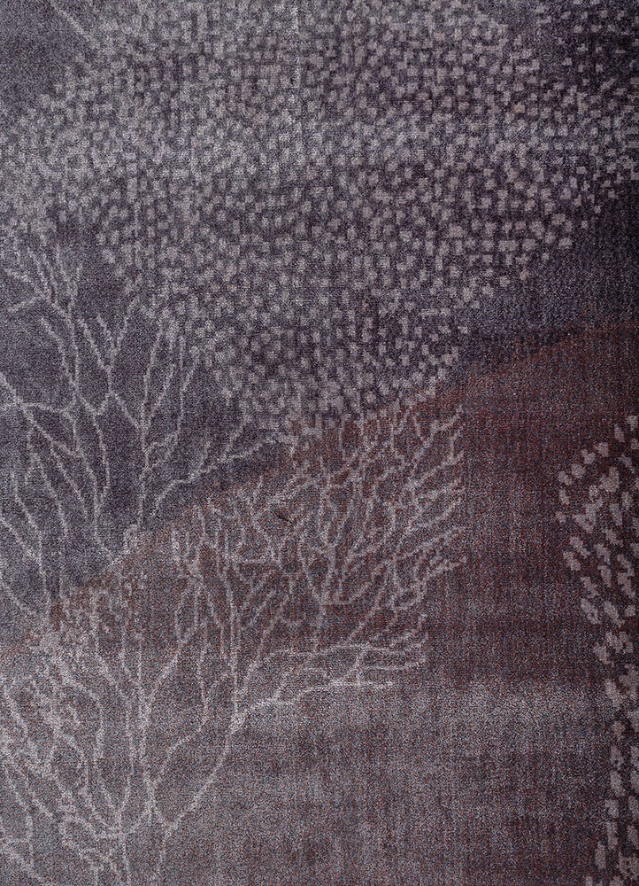 aprezo blue nylon hand loom Rug - CloseUp aprezo blue nylon hand loom Rug - CloseUp