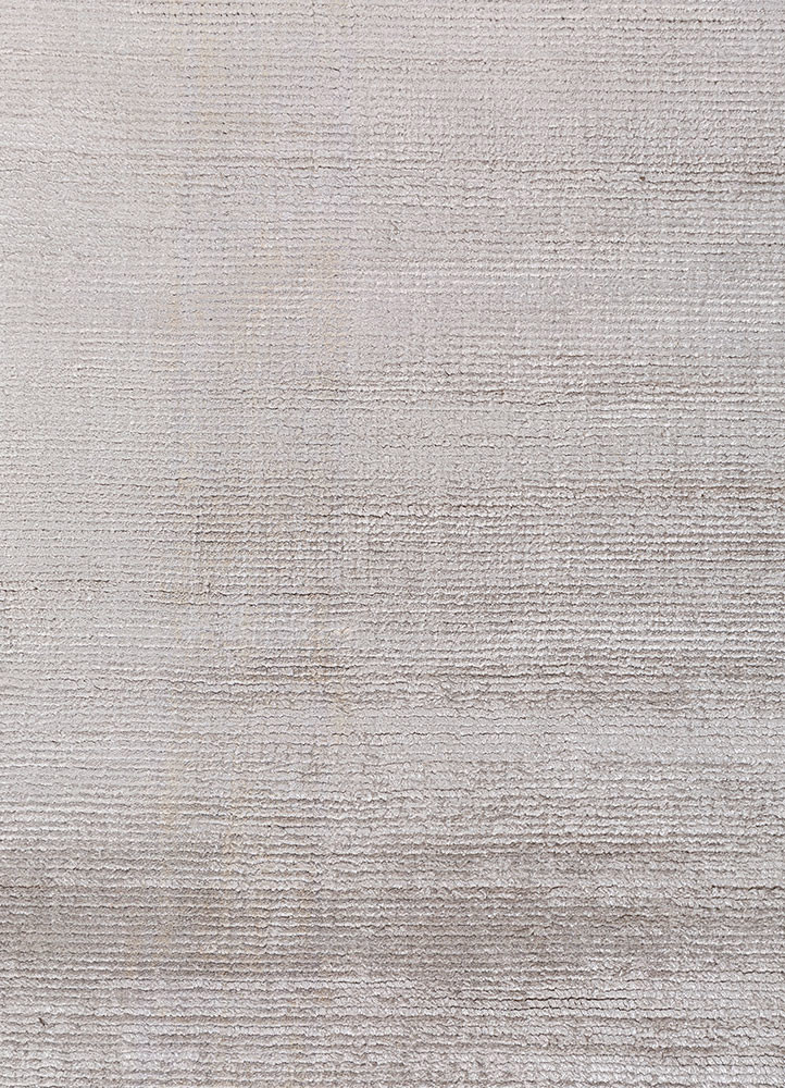 saga grey and black viscose hand loom Rug - CloseUp saga grey and black viscose hand loom Rug - CloseUp