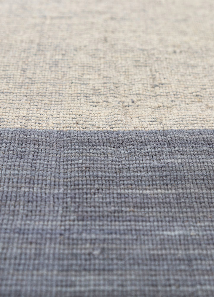 tesoro beige and brown wool hand loom Rug - CloseUp tesoro beige and brown wool hand loom Rug - CloseUp