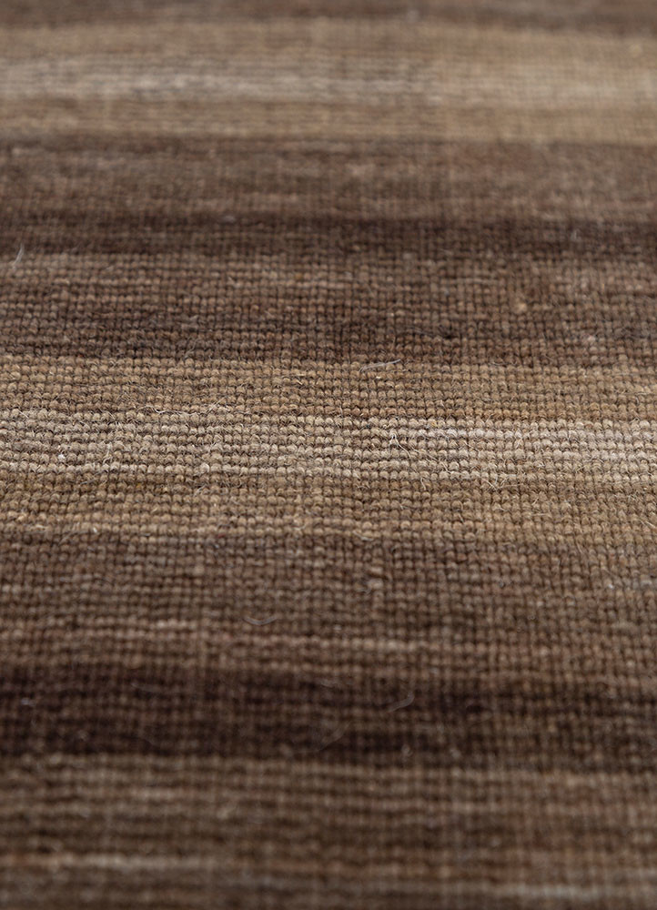 tesoro beige and brown wool hand loom Rug - CloseUp tesoro beige and brown wool hand loom Rug - CloseUp